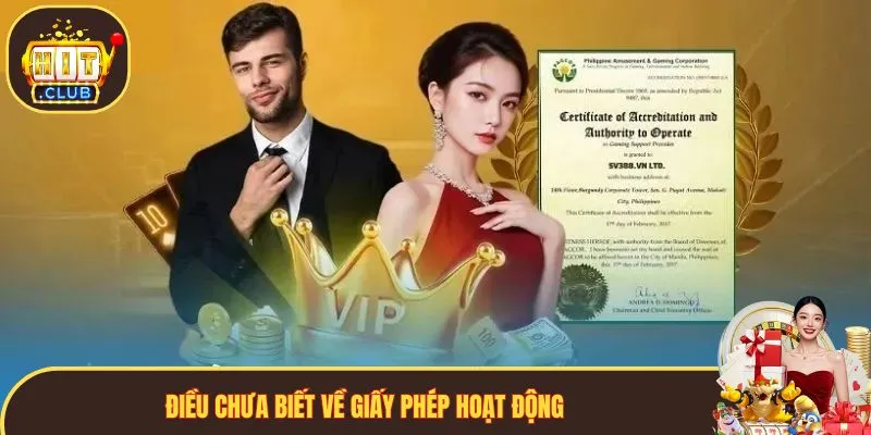 Nội dung giới thiệu sơ lược về giấy phép hoạt động
